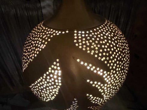 Elegant Moroccan Brass Pendant Light – Handcrafted Boho Lamp (PL 1060)